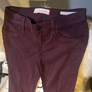 🧶Pacsun Maroon Jegging 25